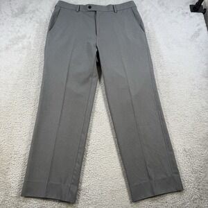 Peter Millar Pants Mens 33x36 (Fit 34x28) Grey Charlotte Performance Golf Active